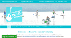 Desktop Screenshot of nashvillepaddle.com